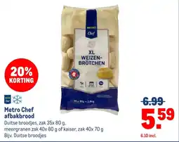 Makro Metro Chef afbakbrood aanbieding