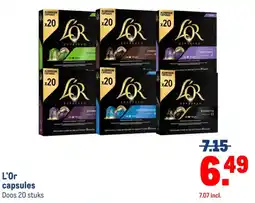 Makro L'Or capsules aanbieding