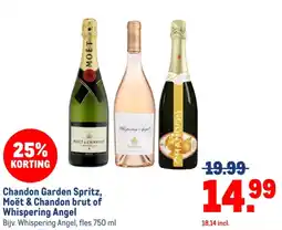 Makro Chandon Garden Spritz, Moët & Chandon brut of Whispering Angel aanbieding