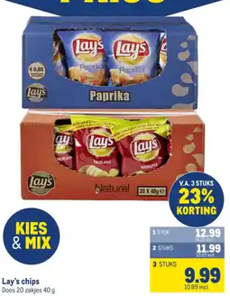 Makro Lay's chips aanbieding