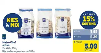 Makro Metro Chef noten aanbieding