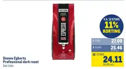Makro Douwe Egberts Professional dark roast aanbieding