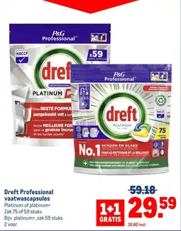 Makro Dreft Professional vaatwascapsules aanbieding