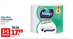 Makro Nalys Wish keukenpapier aanbieding