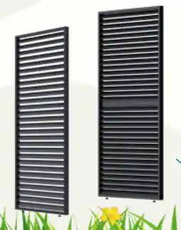 Van der Garde tuinmeubelen Louvre schermen. Met vaste of verstelbare shutters aanbieding