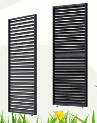 Van der Garde tuinmeubelen Louvre schermen. Met vaste of verstelbare shutters aanbieding