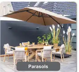 Tuinmeubelland Parasols aanbieding