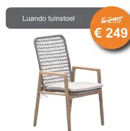 Tuinmeubelland Luando tuinstoel aanbieding