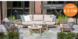 Tuinmeubelland Aberdeen loungeset aanbieding