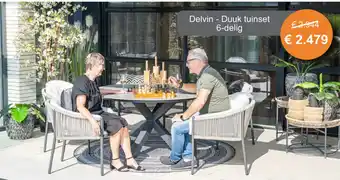 Tuinmeubelland Delvin  Duuk tuinset aanbieding