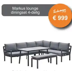 Tuinmeubelland Markus lounge diningset aanbieding