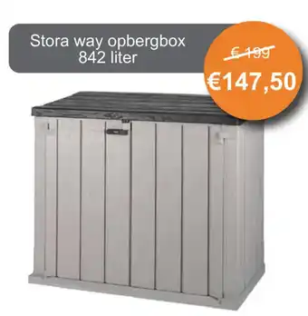 Tuinmeubelland Stora way opbergbox aanbieding