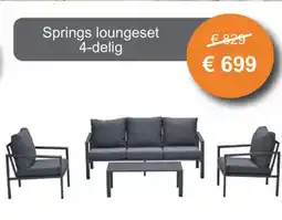 Tuinmeubelland Springs loungeset aanbieding