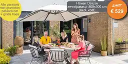 Tuinmeubelland Hawaii Deluxe aanbieding