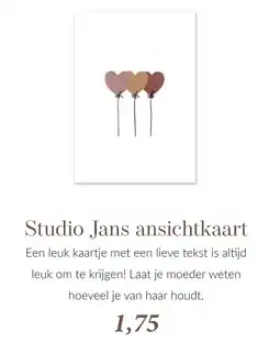 Babypark Studio Jans ansichtkaart aanbieding