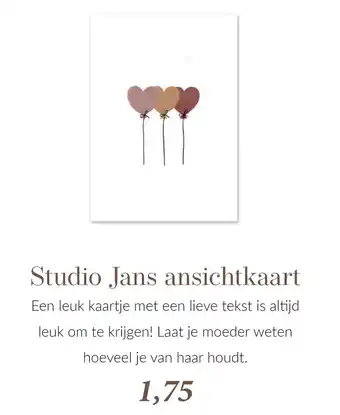 Babypark Studio Jans ansichtkaart aanbieding
