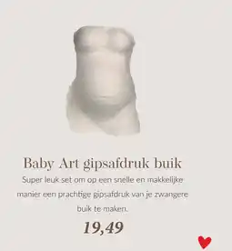 Babypark Baby Art gipsafdruk buik aanbieding