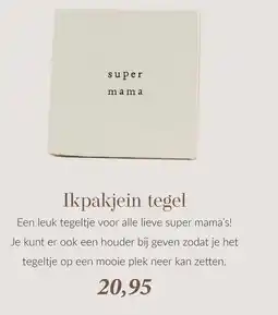 Babypark Ikpakjein tegel aanbieding