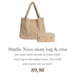 Babypark Studio Noos mom bag & etui aanbieding