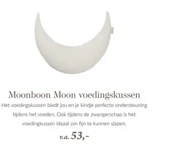 Babypark Moonboon Moon voedingskussen aanbieding
