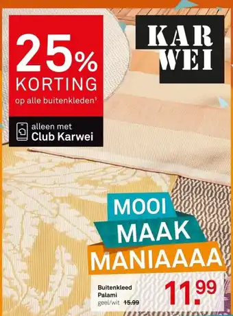 Karwei Buitenkleed Palami aanbieding