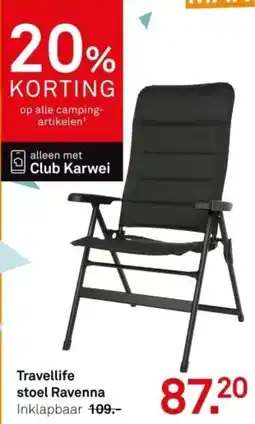 Karwei Travellife stoel Ravenna aanbieding