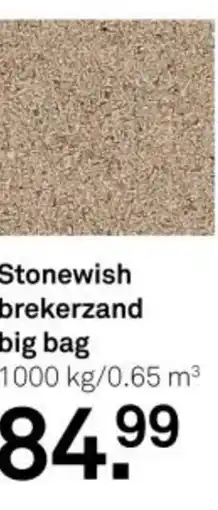 Karwei Stonewish brekerzand big bag aanbieding