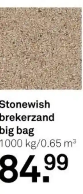 Karwei Stonewish brekerzand big bag aanbieding