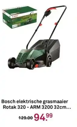 Karwei Bosch elektrische grasmaaier aanbieding