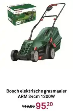 Karwei Bosch elektrische grasmaaier ARM 1300W aanbieding