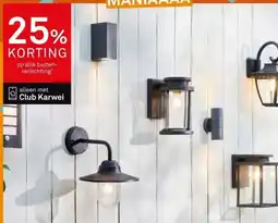 Karwei op alle buiten verlichting aanbieding