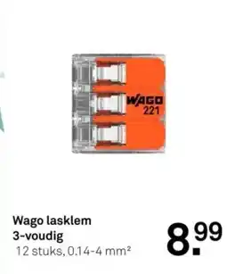 Karwei Wago lasklem 3-voudig aanbieding