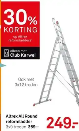 Karwei Altrex All Round reformladder aanbieding