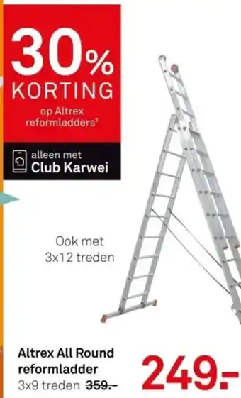Karwei Altrex All Round reformladder aanbieding