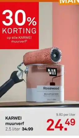 Karwei KARWEI muurverf aanbieding
