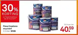 Karwei Flexa Creations muurverf aanbieding