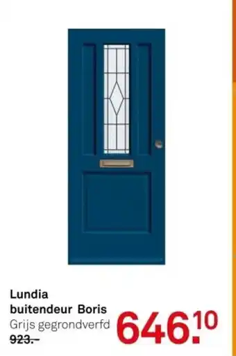 Karwei Lundia buitendeur Boris aanbieding