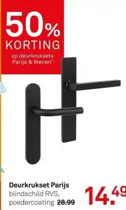 Karwei Deurkrukset Parijs aanbieding