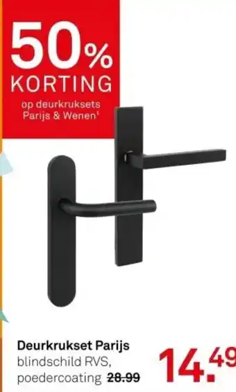 Karwei Deurkrukset Parijs aanbieding