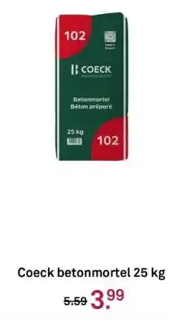 Karwei Coeck betonmortel aanbieding