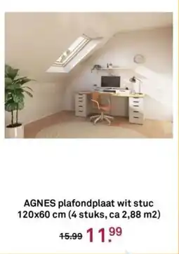 Karwei AGNES plafondplaat wit stuc aanbieding