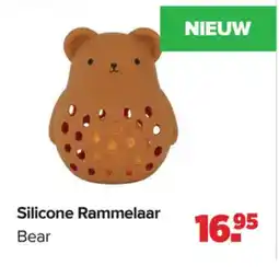 Baby-Dump Silicone Rammelaar Bear aanbieding