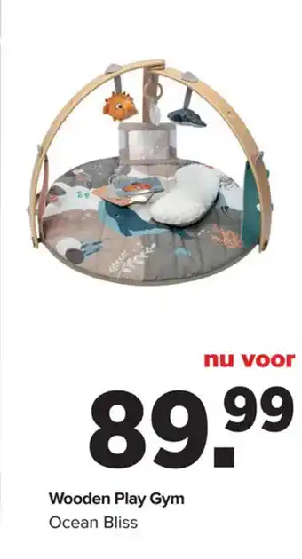 Baby-Dump Wooden Play Gym Ocean Bliss aanbieding