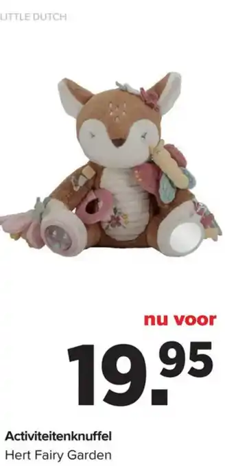 Baby-Dump Activiteitenknuffel aanbieding
