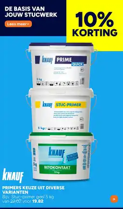 BOUWMAAT Primers keuze uit diverse varianten aanbieding