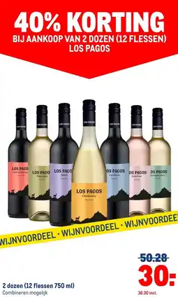 Makro 2 dozen (12 flessen 750 ml) aanbieding