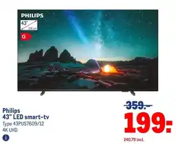 Makro Philips 43 LED smart-tv aanbieding