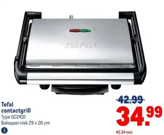 Makro Tefal contactgrill aanbieding