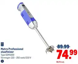 Makro Metro Professional staafmixer aanbieding