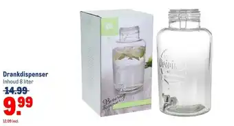 Makro Drankdispenser aanbieding